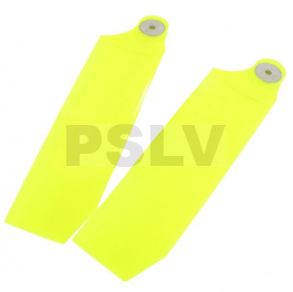 KBDD4086  KBDD Extreme Edition 112mm 700 Tail Blades Neon Yellow  