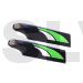  BG5080 SAB 80mm Carbon Fibre Tail Blades Green/White Goblin 500  