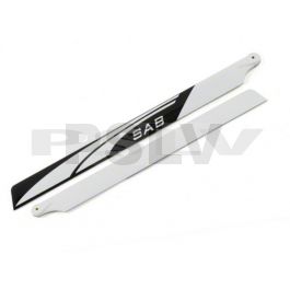 BW0500 SAB 500mm WHITE New Style Blade Goblin 500 