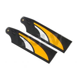 PBO5115  SAB 115mm Carbon Fibre Tail Blades Orange/White  