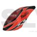 FUC-6005N - BULLE FUSUNO NEON ORANGE RACING Painted Fiberglass  Trex 600 Nitro