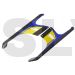 FUP-G332CF -  FUSUNO Blue Racing Carbon fiber Landing Gear TDR 90