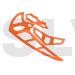 FUP-280 - Fusuno 2mm G10 Orange Fiber Fins set Logo 600 