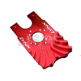 LX0620  Lynx Heli Innovations GOBLIN 500 Cooled Motor Mount Red 