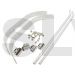 A093  HT SS7075 Aluminium Universal Landing Skid set 30&50 (silver)