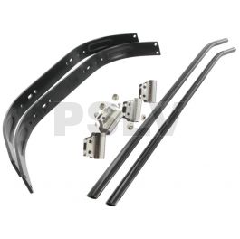 A094 HT SS7075 Aluminium Universal Landing Skid set 30&50 (black)