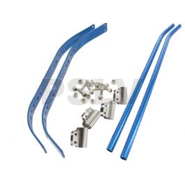 A096 HT SS7075 Aluminium Universal Landing Skid set 30&50 (blue)  