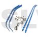 A096 HT SS7075 Aluminium Universal Landing Skid set 30&50 (blue)  