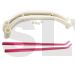 A107 HT Unbreakable Landing Set White with red skids 30/50 