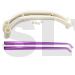 A109  HT Unbreakable Landing Set White with Purple skids 30/50  