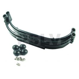 A131  HT Unbreakable Landing skid only Black 30/50 