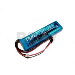 OPR36502S - Opti Power Lipo  3650mAh 2S1P 25C