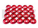 LX0239 Lynx Heli Innovations Frame C Washer M3 Red 20pcs  