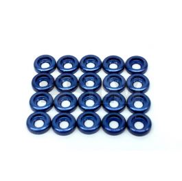 LX0209 - Rondelle de chassis  M2,5 - Blue - 20pcs 