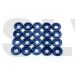 LX0209 - Rondelle de chassis  M2,5 - Blue - 20pcs 