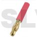 Q-C-0041 - Connecteur 4mm male gold et 3.5mm female gold 