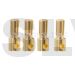 Q-C-0073 Quantum 3.5mm Bullet High Efficiency Connectors 4pcs per pack  