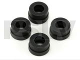 PV1339 	 Thunder Tiger 80 Durometer Outer Damper Set (Black) (4) 