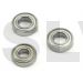 PV1360 	 Thunder Tiger Starter Shaft Bearing Set (3) 