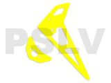 FUP-018 Fusuno Neon Yellow Fiberglass Horizontal/Vertical Fins - Trex 250 1.2mm