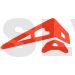 FUP-029  Fusuno Painted Neon Orange Fiberglass Horizontal/Vertical Fins - Trex 250 1.2mm