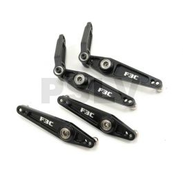 H70002QA  	- Bras de commandes Alu Noir  F3C