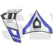 HN7029A - Empennage carbone 2mm  F3C - T-rex 700 