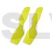 5051 - Pales anti couple blade jaune MCPx KBDD Extreme 