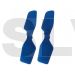 5054 - Pales anti couple blade bleue  MCPx KBDD Extreme 
