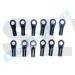 R550205-12 OUTRAGE PLASTIC BALL LINKS (12PCS)