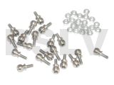 RF50357-SS - OUTRAGE Servo Linkage Ball Set 20pcs - Fusion 50 
