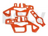 LX0259 - T-Rex 450 Pro 6S - Frame Pannel - G10 Orange