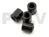 H50052A  	- Align 500 Landing Skid Nut Set (Black) (4) 