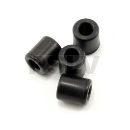 H50052A  	- Align 500 Landing Skid Nut Set (Black) (4) 