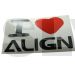 FUD-116 - Fusuno I LOVE ALIGN STICKER (90mm x 60mm)