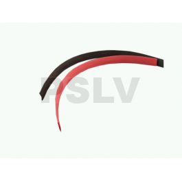 O-LG-HS-01-GAINE THERMO  1M Strips Black & Red 1.5mm