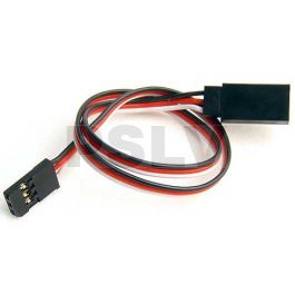 LGL-FTX0100S - Futaba Extension Lead With Soft Silicone 100mm