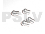 PS40210036  Metal Skid Pipe End Cap 4mm (4PCS)