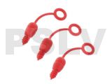 PSHFL6061 Fuel Tube Bungs Red (3pcs) Rouge