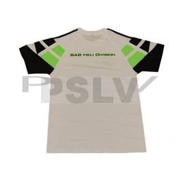 HM011-XL   SAB HELI DIVISION White T-Shirt Size XL