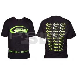 HM018-S   SAB HELI DIVISION Black T-Shirt Size S 