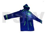 HM020-L   SAB HELI DIVISION Deep Blue Hoodie Size L  