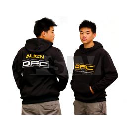 HOC00207-6  Align DFC Hoody Black Size XXL  